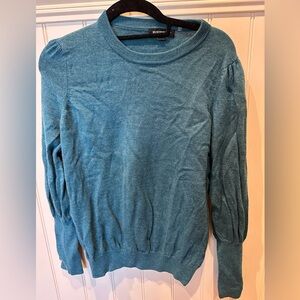 SAVE THE QUEEN Ladies Women’s Size Extra Small Teal Blue Crew Neck Sweat…